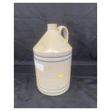 Blue Banded Stoneware Crock