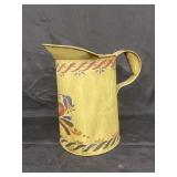 Contemporary Folk Art Tinware Pitcher