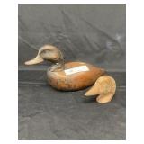 Primitive Carved Wood Duck Decoy