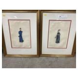 2 Early Oriental Paintings on Rice Paper