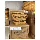(5) JW Miniature Two-Pie Longaberger Baskets