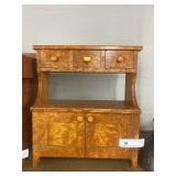 Contemporary Folk Art Grain Painted Child