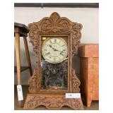 Oak Case Gingerbread Clock