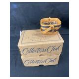 (2) 2001 Longaberger Miniature Berry Baskets