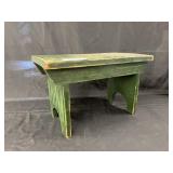 Contemporary Folk Art Style Footstool