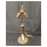 Early Cast Metal Double-Socket Table Light