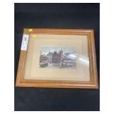 Vintage Framed Lancaster Photo