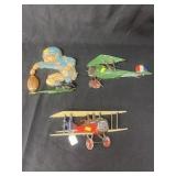 3 Cast Metal Wall Plaques