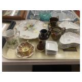 Tray: Ironstone, German China, Copper