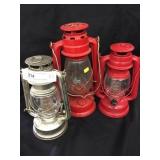 3 Contemporary Hurricane Lanterns