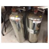 2 Empty Fire Extinguishers