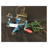 Vintage Tin Hand Operated Beater, Apple Peeler &