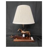 Bronze Horse Table Light