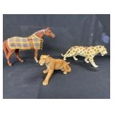3 Animal Figurines