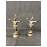 2 Indonesian Goddess Figurines