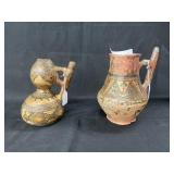 2 Native American Pottery Vessels