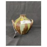 Pottery Glazed Decorated Vessel