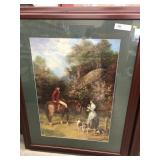 Large Contemporary Fox Hunt Scene