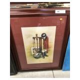 Contemporary Fox Hunt Scene Print