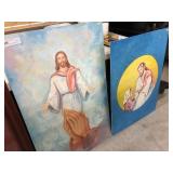 2 Signed A.F. Hermonsater Portraits of Christ