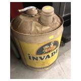 Vintage Invader Oil Can