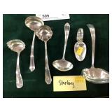 6 Pcs of Sterling Silver Spoons