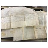 Tray: Assorted Berks & Dauphin County Indentures