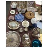 Silverplate Serving Items, Covered Pie Plate,