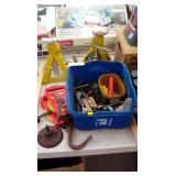 Jack Stands, 100 ft Tape Measures, Pry Bar,