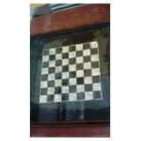Heavy Glass Game Board, Gilt Frame Mirror