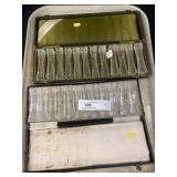 2 Early Glass Knife Rest Sets