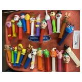 Tray: Contemporary Pez Dispensers