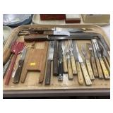 Tray: Primitive Cutlery & Utensils