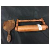 Contemporary Rolling Pin & Primitive Butter