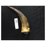 Primitive Carved Powder Horn