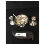Sterling Silver Candlestick Holders &