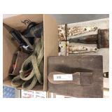Shoe Shine Box, Hinges, Strap, Etc