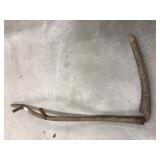 Primitive Wooden Scythe