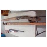 2 Primitive Atlas Railroad Car Movers