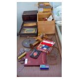 Liquid Nails, Paint Rollers, File Box,