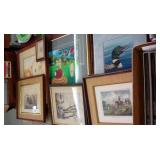 (7) Framed Prints