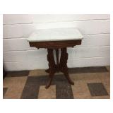 Victorian Marble-Top Parlor Table