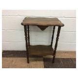 Small Wooden Table w/Lower Shelf