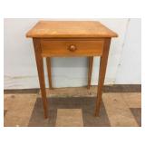 Vintage 1-Drawer Tapered Leg Stand