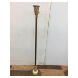 Brass Floor Lamp with Alabaster Insert