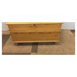 Grain-Painted PA Dovetailed Blanket Chest