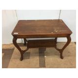Vintage Oak Library Desk