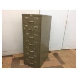 7-Drawer Heavy Duty Card File Cabinet