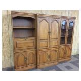 Oak 3-Pc Entertainment Center