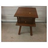 Square Oak End Table